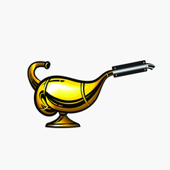 Magic Lamp combination with Exhaust Logo