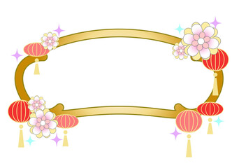 中国飾りフレーム素材