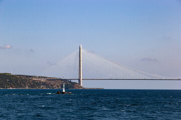 Yavuz Sultan Selim Bridge of Istanbul. Turkey