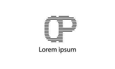 Premium vector alphabet letter simple minimalist logo design template