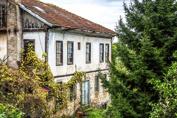 Trabzon Sürmene district, fisherman's shelter and historical mansions
