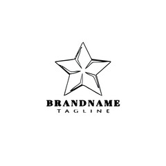 Obraz premium star logo icon design template vector cute