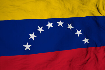 Venezuelan flag in 3D rendering