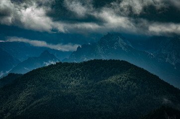 Obraz premium Moody mountainous landscape