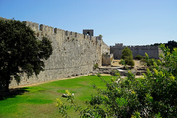 old fortress in rhodes oldtown