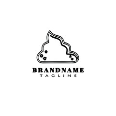 dung logo icon cartoon design template illustration