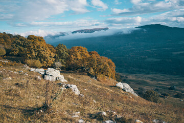 nature landscape mountains travel sun