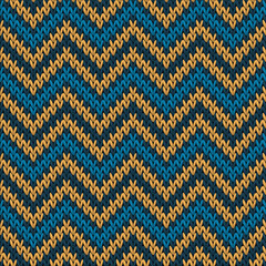 Trendy chevron stripes knitted texture geometric