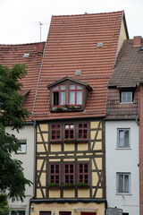 Naklejka premium Schmales Haus in Erfurt