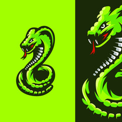 Green Cobra Illustration