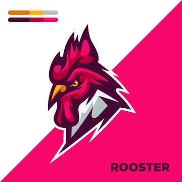 Rooster Mascot Logo