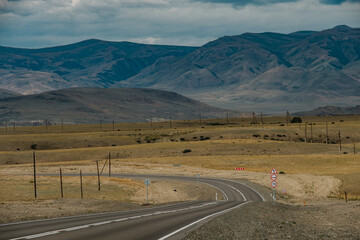 The vicinity of the district center of Kosh-Agach in the south of the Chuysky tract in Altai