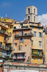 Fototapeta na wymiar the city of Grasse in France. The capital of perfumery