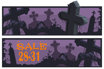 Clipart for holiday halloween. Illustration for internet and mobile website.