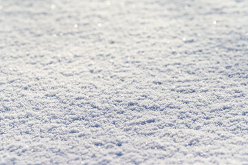 Obraz premium Snow and snowflakes season, texture of loose and dry snow.