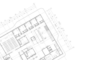 Write a blueprint hospital architecture for building.