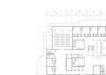 Write a blueprint hospital architecture for building.