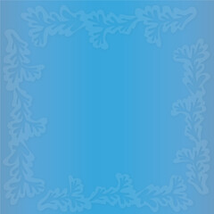 Blue background with a light floral pattern