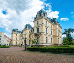 Fototapeta na wymiar Palace of Counts Pototsʹkykh, in Lviv, Ukraine