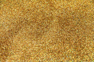 Festive gold glitter background
