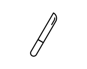 Knife vector icon. Modern, simple flat vector illustration for website or mobile app. Kitchen tool symbol, logo illustration. Pixel perfect vector graphics