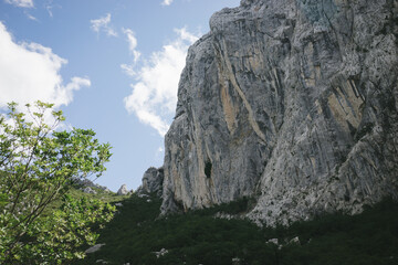 Mountain Range in the Summer in Croatia