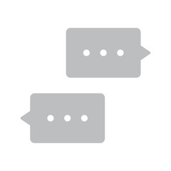 Talk bubble speech icon. Chat on line, dialog symbol. Text balloon.