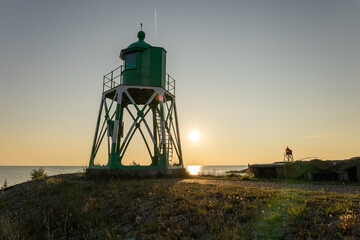Ijsselmeer bij zonsondergang