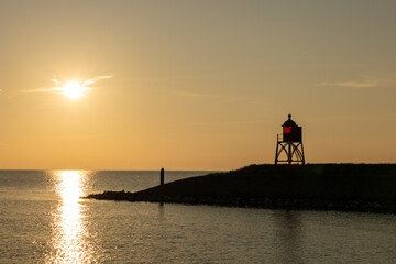 Ijsselmeer bij zonsondergang