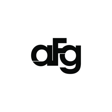 afg initial letter monogram logo design