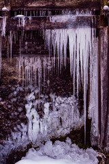 stalactites on house exterior 