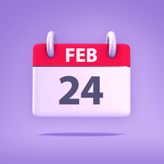 3D Calendar - February 24th