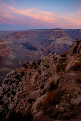 HIkers Look Out From Ooh Ahh Point