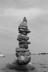 stones on the beach