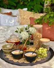 still life with flowers