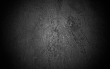Old wall texture cement dark black gray  background abstract grey color design are light with white gradient background.