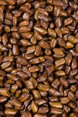 Chinese herbal medicine cassia seeds background