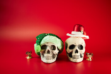 クリスマス ドクロ