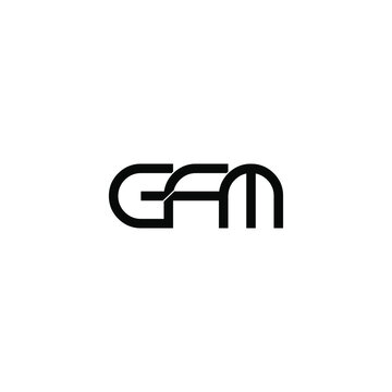 gfm initial letter monogram logo design
