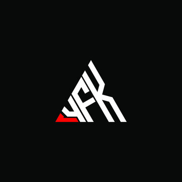 YFK letter logo creative design. YFK unique design
