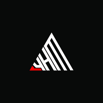 YHM letter logo creative design. YHM unique design
