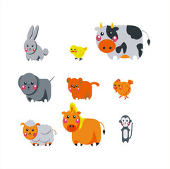 animals set 