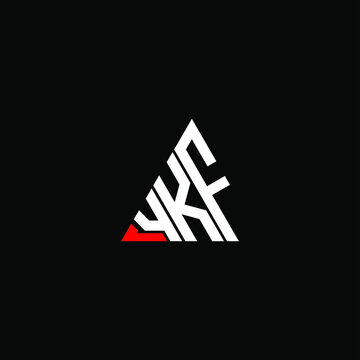 YKF letter logo creative design. YKF unique design
