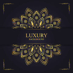 Luxury mandala background with golden and white arabesque pattern arabic islamic east style decorative mandala for print, poster, cover, brochure, flyer, banner, post, design.