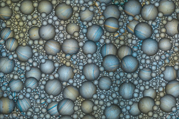 background image with 3d color spheres, illustration design