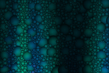 background image with 3d color spheres, illustration design