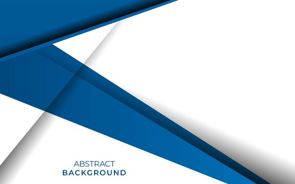 modern stylish blue overlap background banner design with paper effect