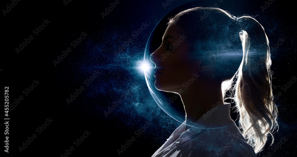 Wall mural the universe within . mixed media