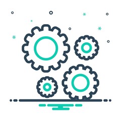 Mix icon for gear