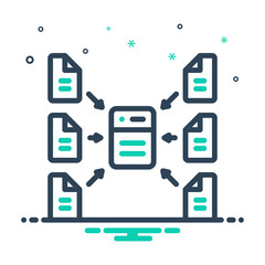 Mix icon for referring